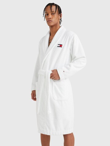 Tommy Hilfiger Underwear Long Bathrobe in White: front