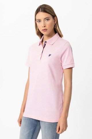 T-shirt 'LEONA' DENIM CULTURE en rose : devant