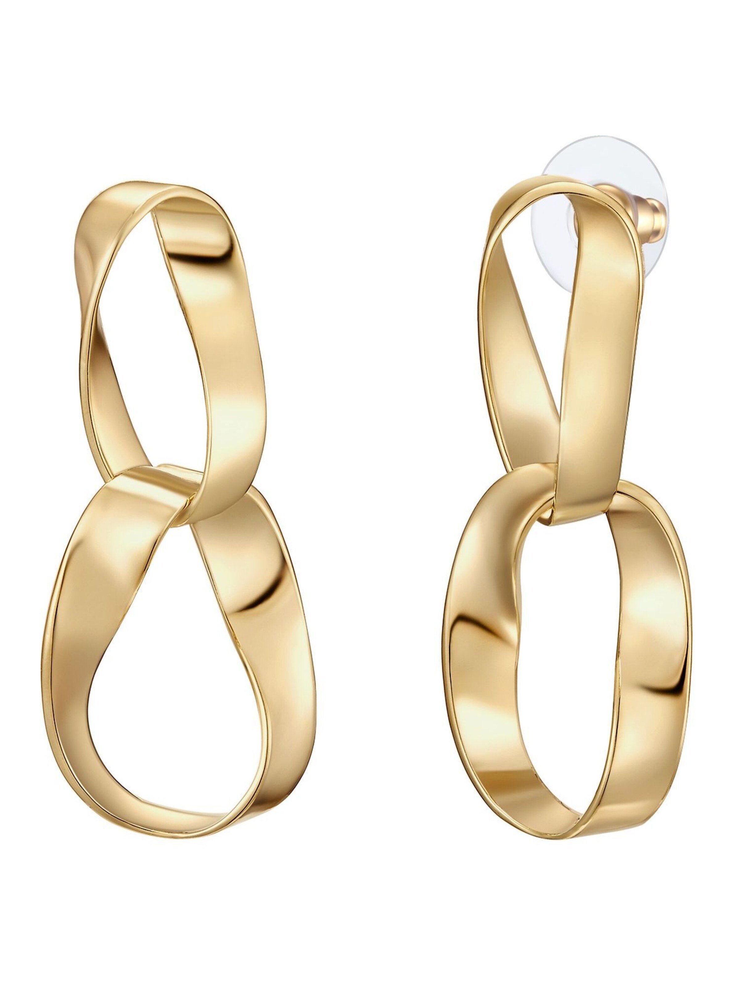 Lulu & Jane Earrings in Gold: front