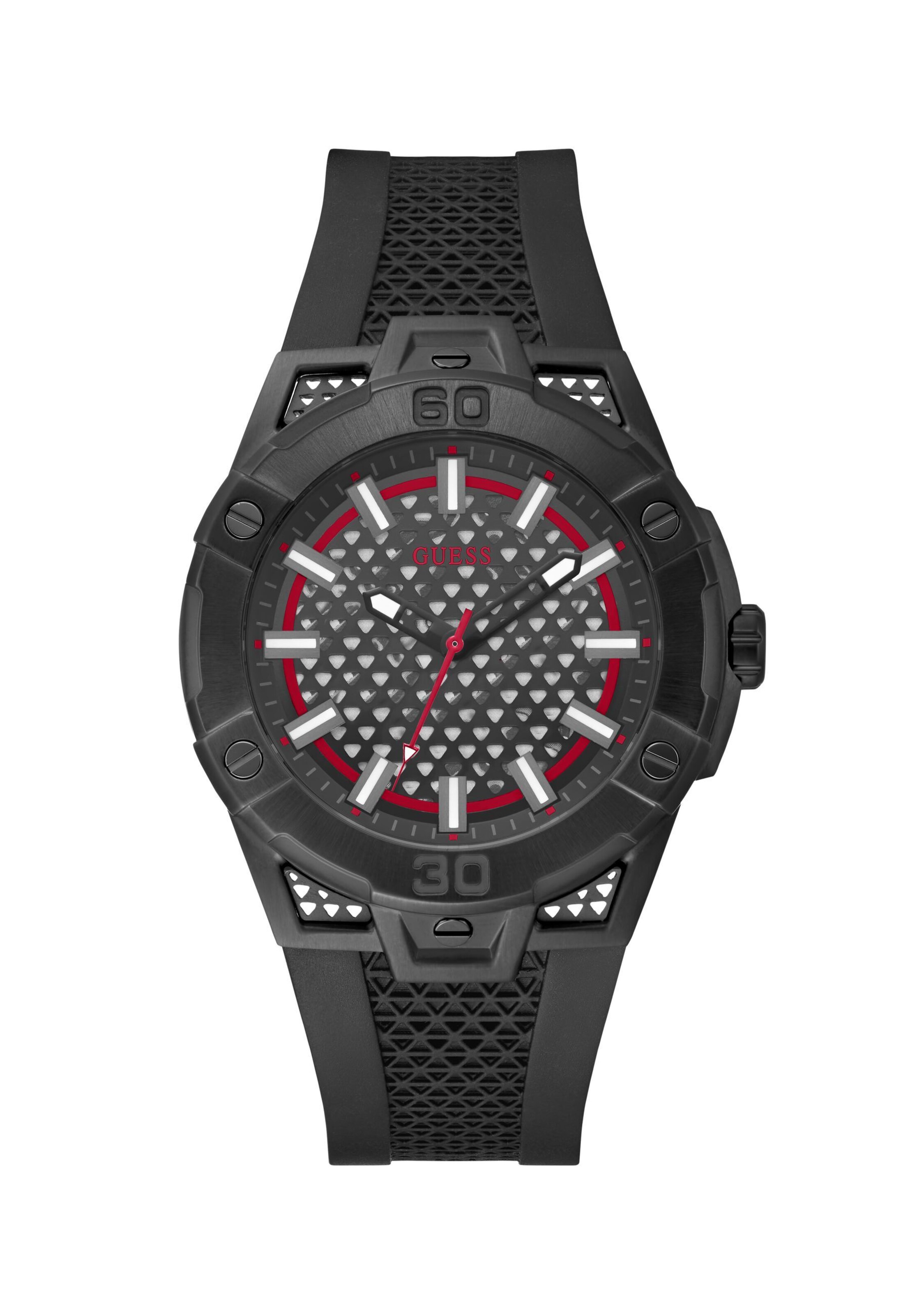 GUESS Analog watch 'NETWORK' in Black