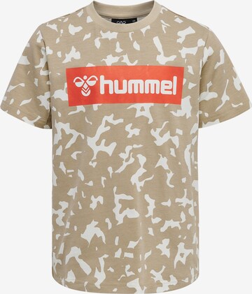 T-Shirt Hummel en beige : devant