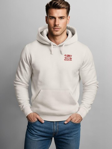 Neverless Sweatshirt 'Palm Locos' in Beige: front