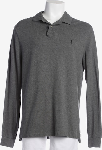 Polo Ralph Lauren Freizeithemd / Shirt / Polohemd langarm XL in Grau: Vorderseite