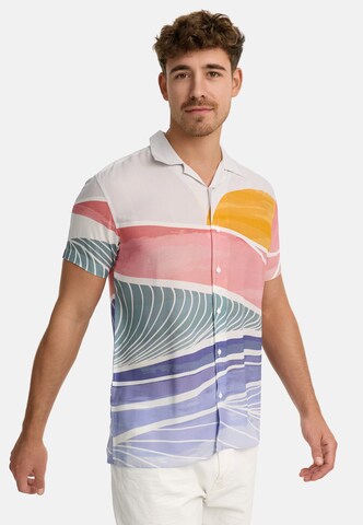 INDICODE JEANS Regular fit Button Up Shirt ' Milky ' in Mixed colors