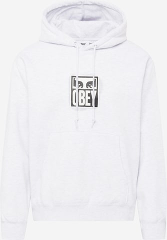 Obey Sweatshirt 'Eyes' in Grijs: voorkant