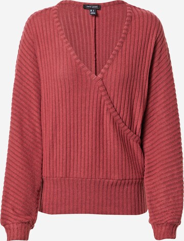 NEW LOOK Sweater in Red: front