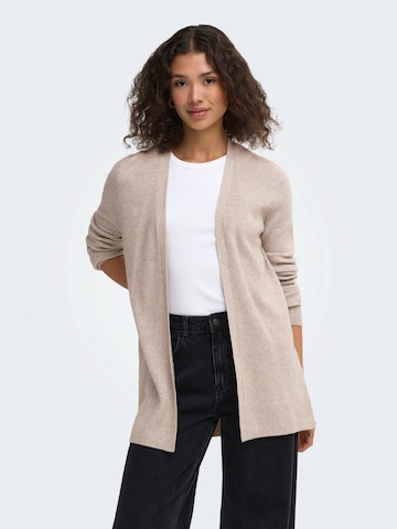 ONLY Strickjacke in Braun: Vorderseite