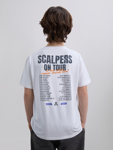 Scalpers Performance shirt ' ' in White