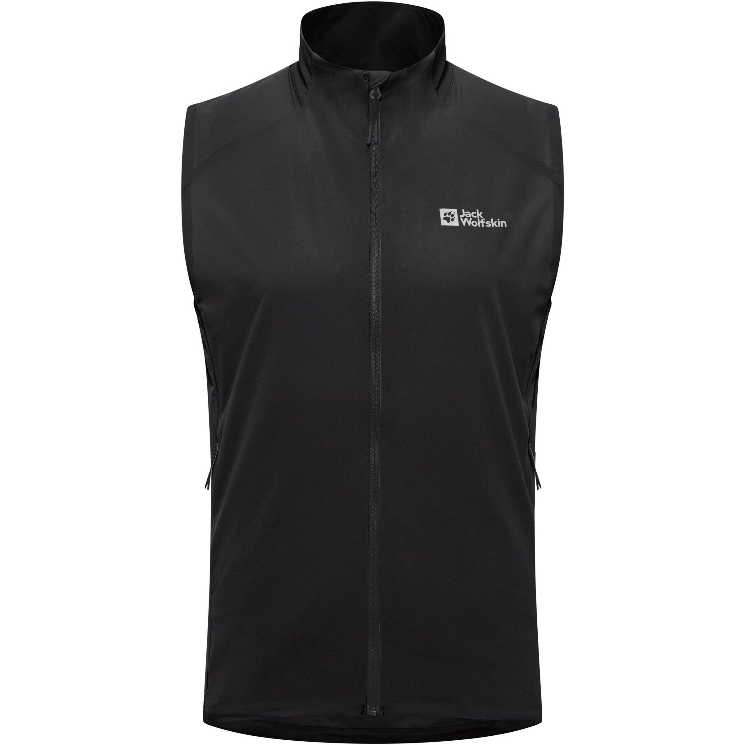 JACK WOLFSKIN Sports Vest 'Prelight Stride' in Black: front