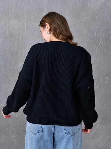 WOMAN VISION Strickjacke‌ in Schwarz