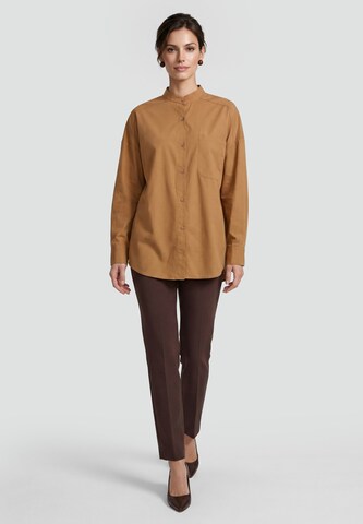Chemisier Usha en marron