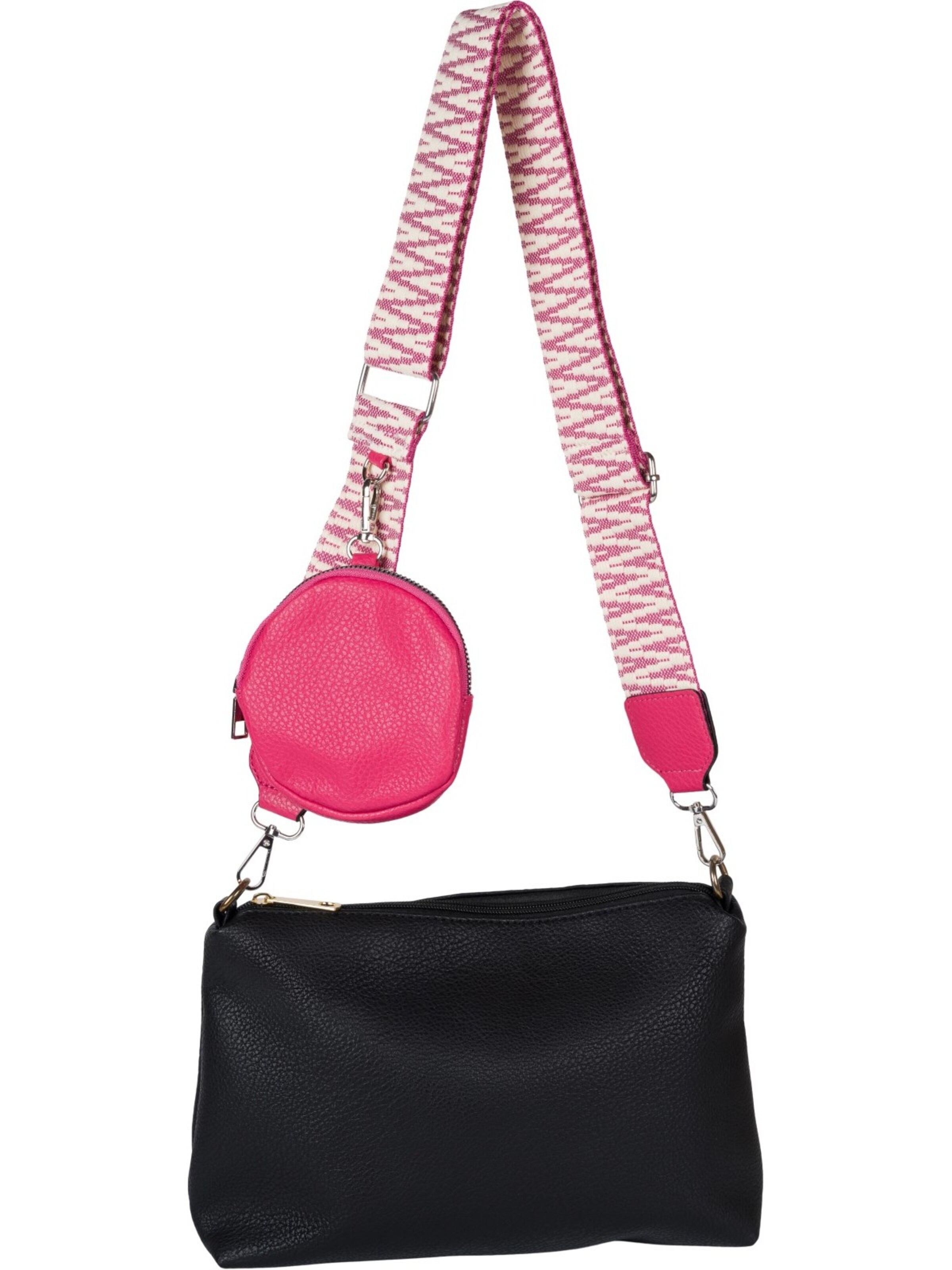 styleBREAKER Taschenzubehör 'Breiter Wechsel Taschengurt Zick-Zack mit Börse'‌‌‌‌‌‌‌‌ in Pink