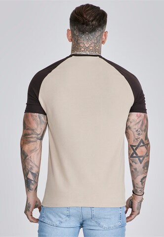 SikSilk T-Shirt in Beige