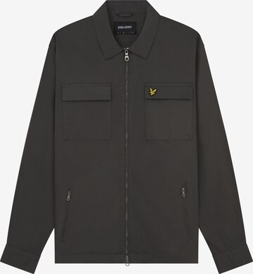 Veste mi-saison Lyle & Scott en gris : devant