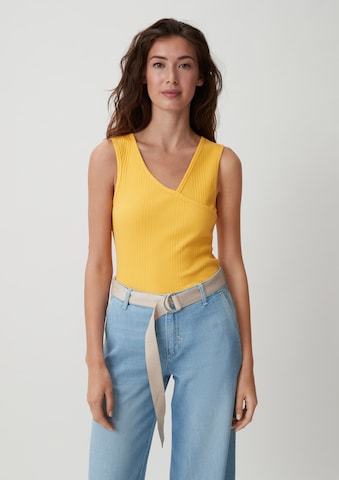 comma casual identity Top in Yellow: front