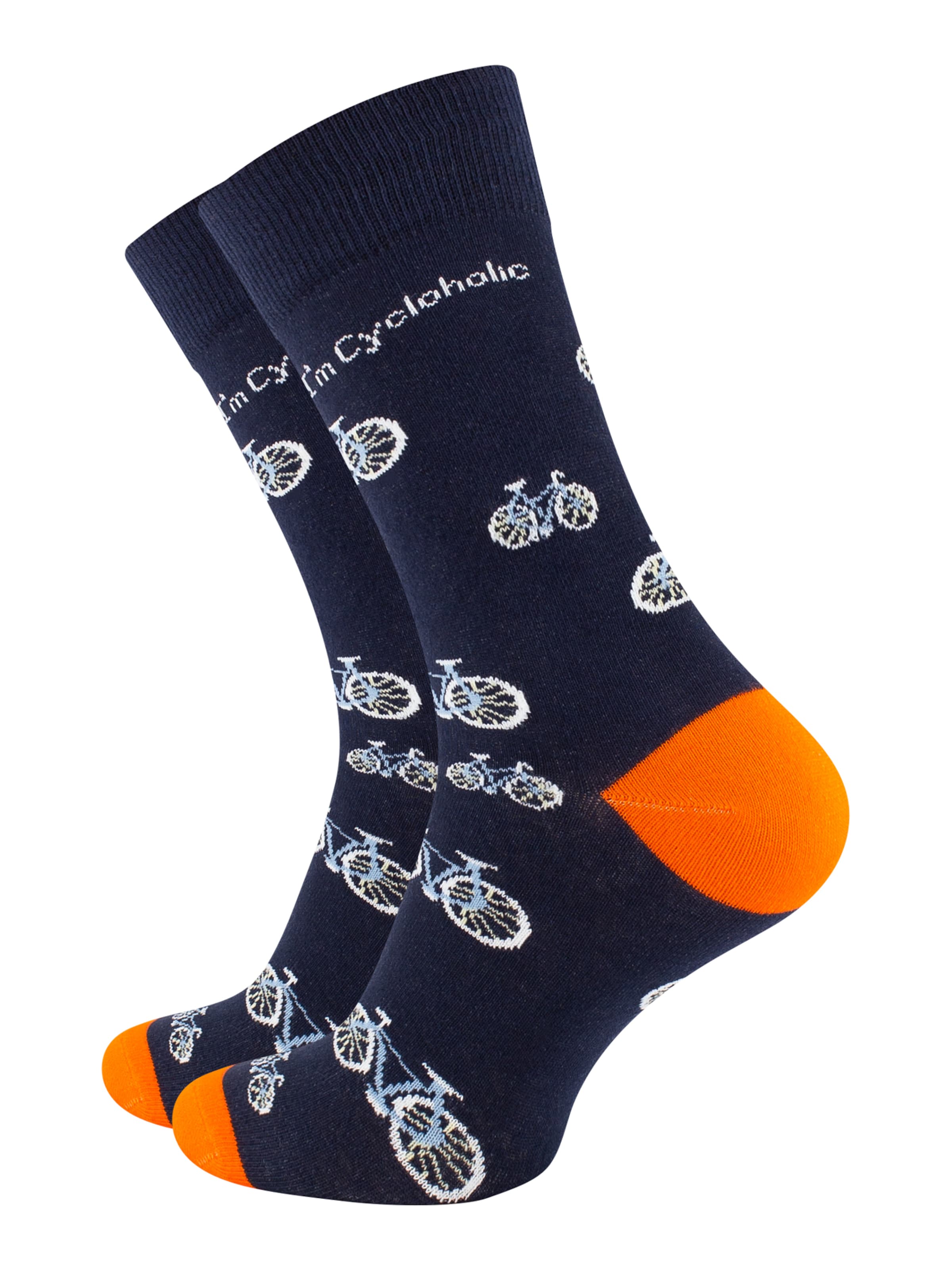 Vincent Creation Socken in Blau: Vorderseite