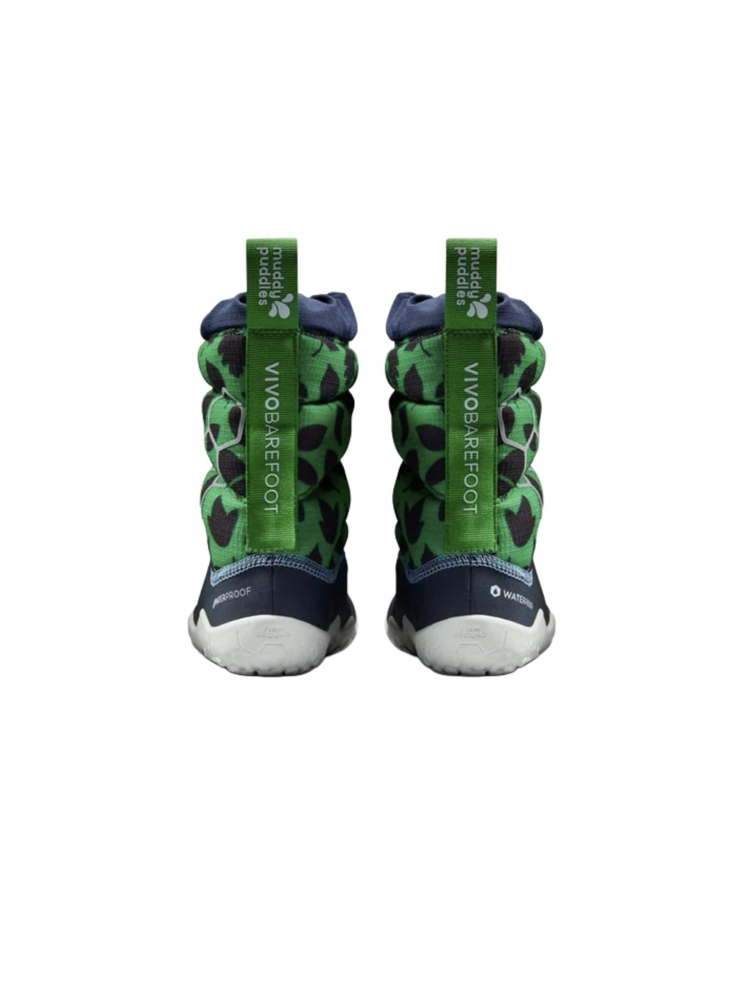 Vivo Barefoot Boots 'LUMI FG X MUDDY PUDDLES PRESCHOOL'‌‌‌‌‌ in Grün
