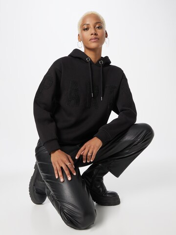 Herrlicher Sweatshirt 'Haven' in Schwarz