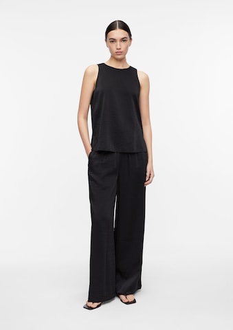 Regular Pantalon COMMA en noir