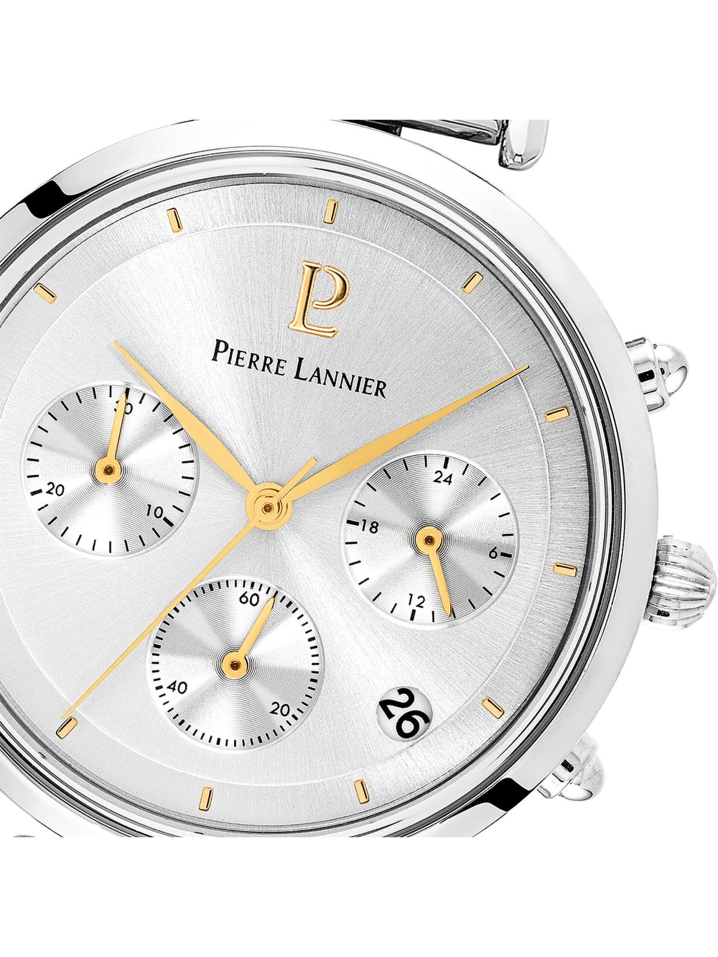 Montre à affichage analogique Pierre Lannier en argent
