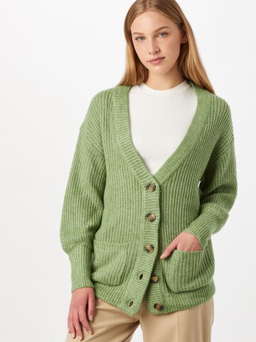 Cotton On Knit Cardigan in Green: front