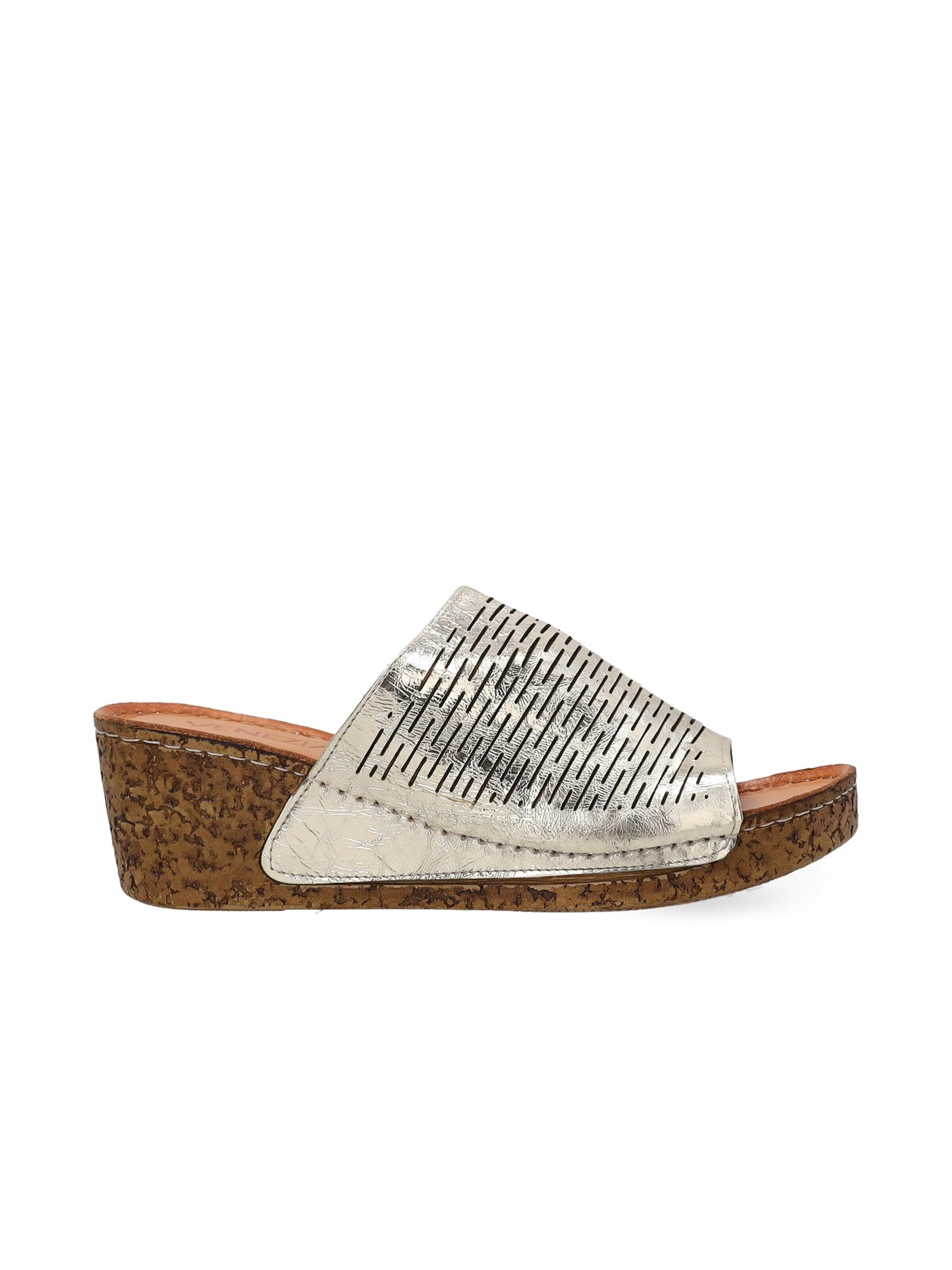 VENEZIA Mules in Gold