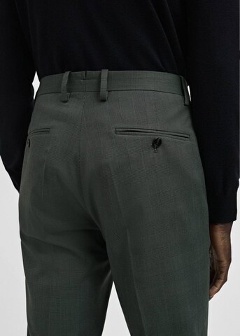 MANGO MAN Slimfit Hose 'Milan' in Grün