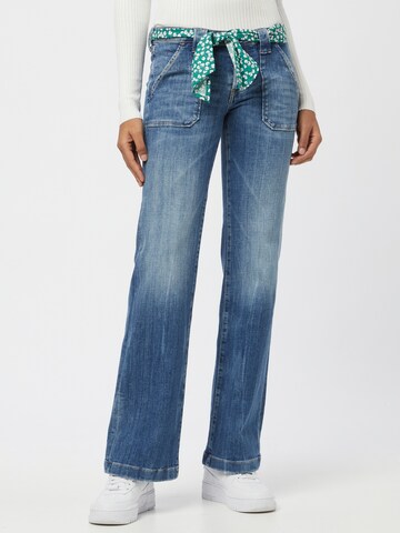 Le Temps Des Cerises Bootcut Jeans i blå: framsida