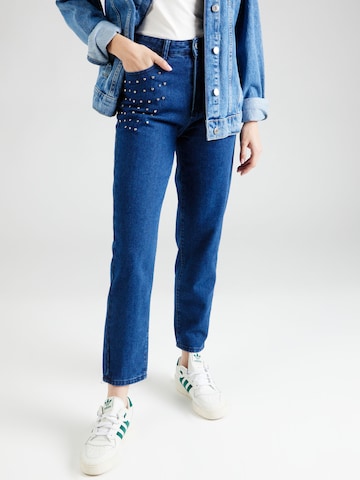 Slimfit Jeans de la Dorothy Perkins pe albastru: față