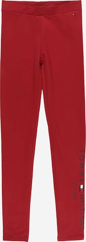 TOMMY HILFIGER Leggings in Red: front