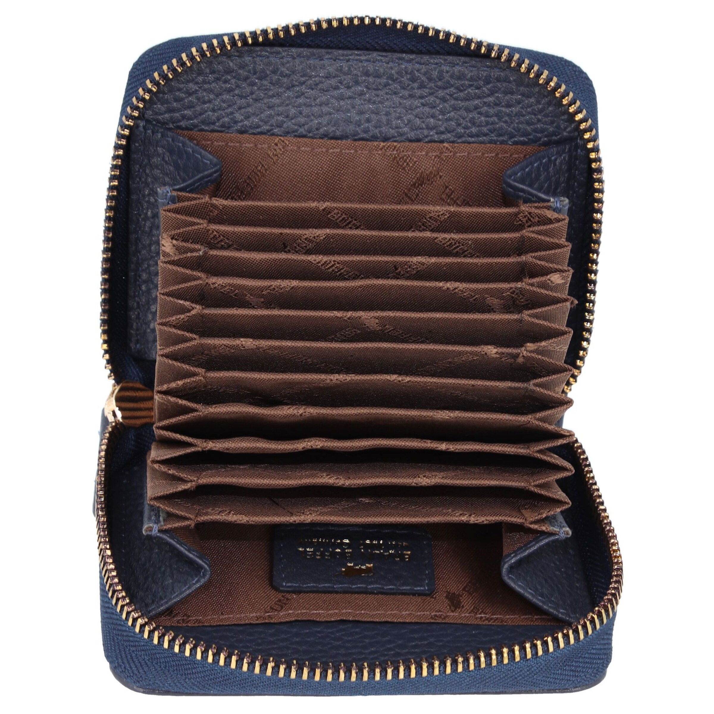 Porte-monnaies 'Asti ' Braun Büffel en bleu