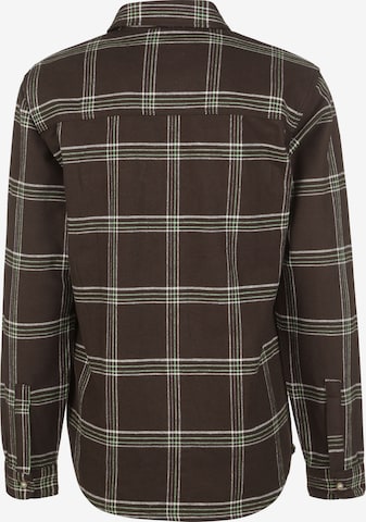 DICKIES Regular fit Button Up Shirt in Brown
