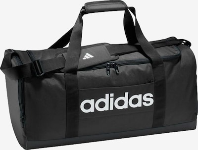 ADIDAS PERFORMANCE Urheilukassi 'Linear Duffel Bag' värissä musta / valkoinen, Tuotenäkymä