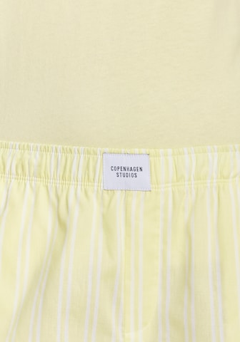 Copenhagen Studios - Calças de pijama em amarelo