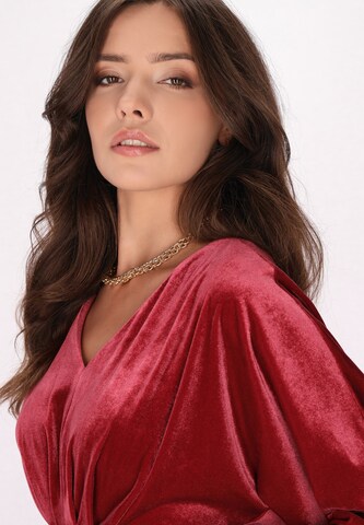 Camicia da donna di faina in rosa