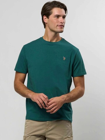 Coupe regular Chemise ' Nord ' U.S. POLO ASSN. en bleu : devant