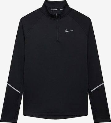 NIKE Toiminnallinen paita 'MILER' värissä musta: etupuoli
