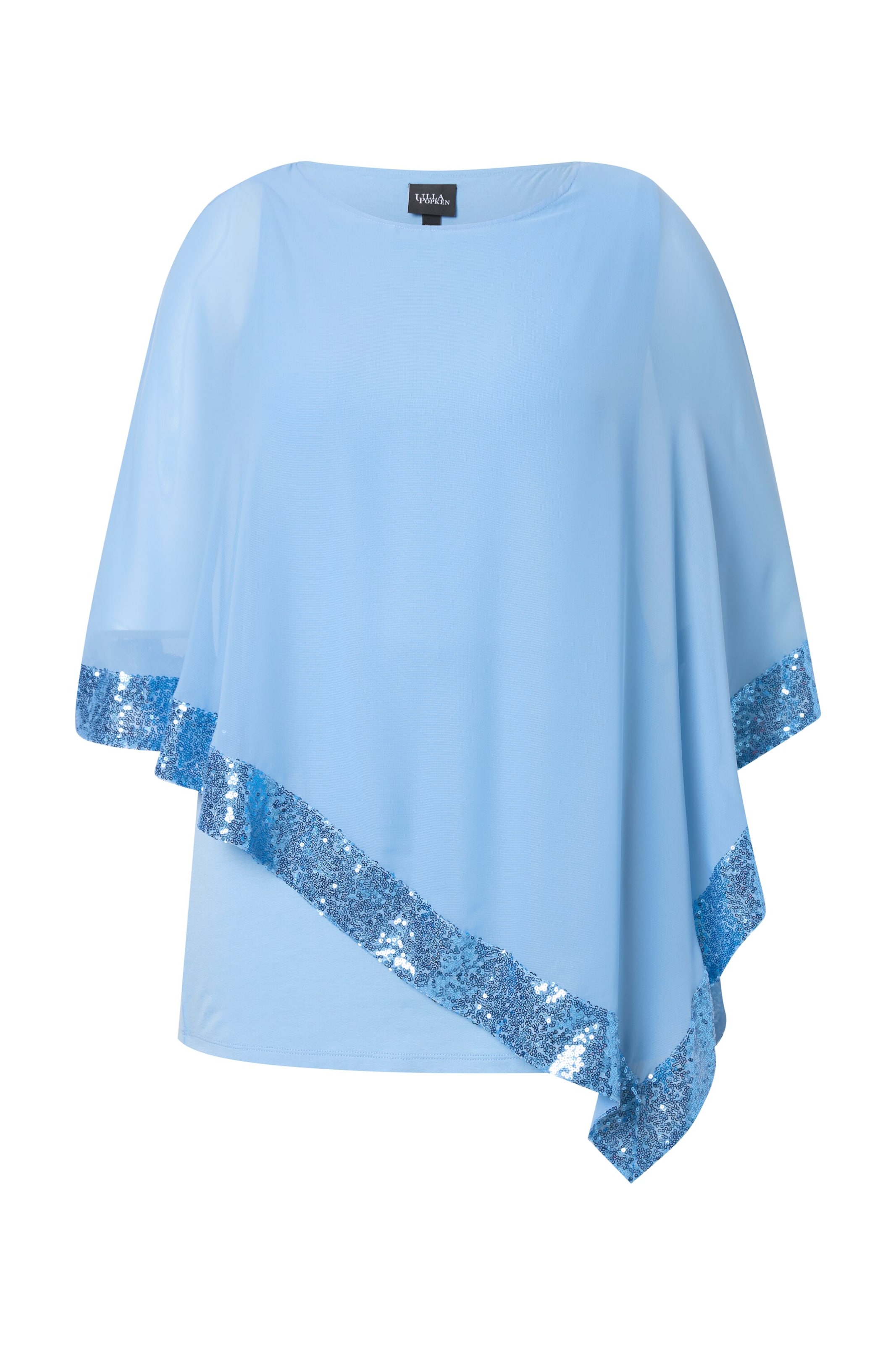 Ulla Popken Blouse in Blauw: voorkant