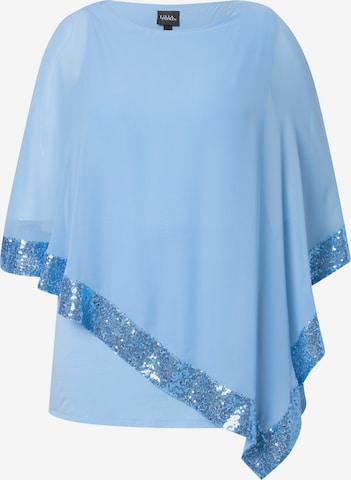 Ulla Popken Blouse in Blauw: voorkant