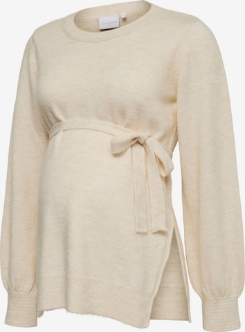 Pull-over MAMALICIOUS en blanc : devant