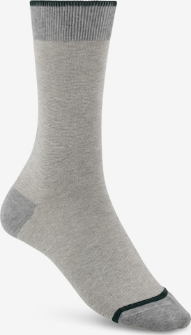Boggi Milano Socken in Grau: Vorderseite