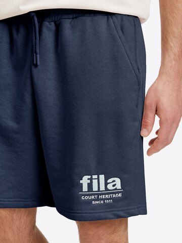 Regular Pantalon 'LOUDI' FILA en bleu