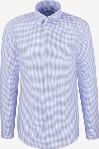 SEIDENSTICKER Slim fit Zakelijk overhemd 'Schwarze Rose' in Blauw: voorkant