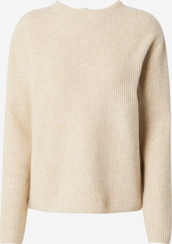 PIECES Knit Cardigan 'SILLY' in Beige
