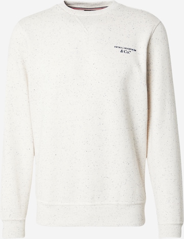 Bluză de molton 'Pagosa' de la Petrol Industries pe alb: față