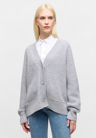 ETERNA Strickjacke in Grau: Vorderseite