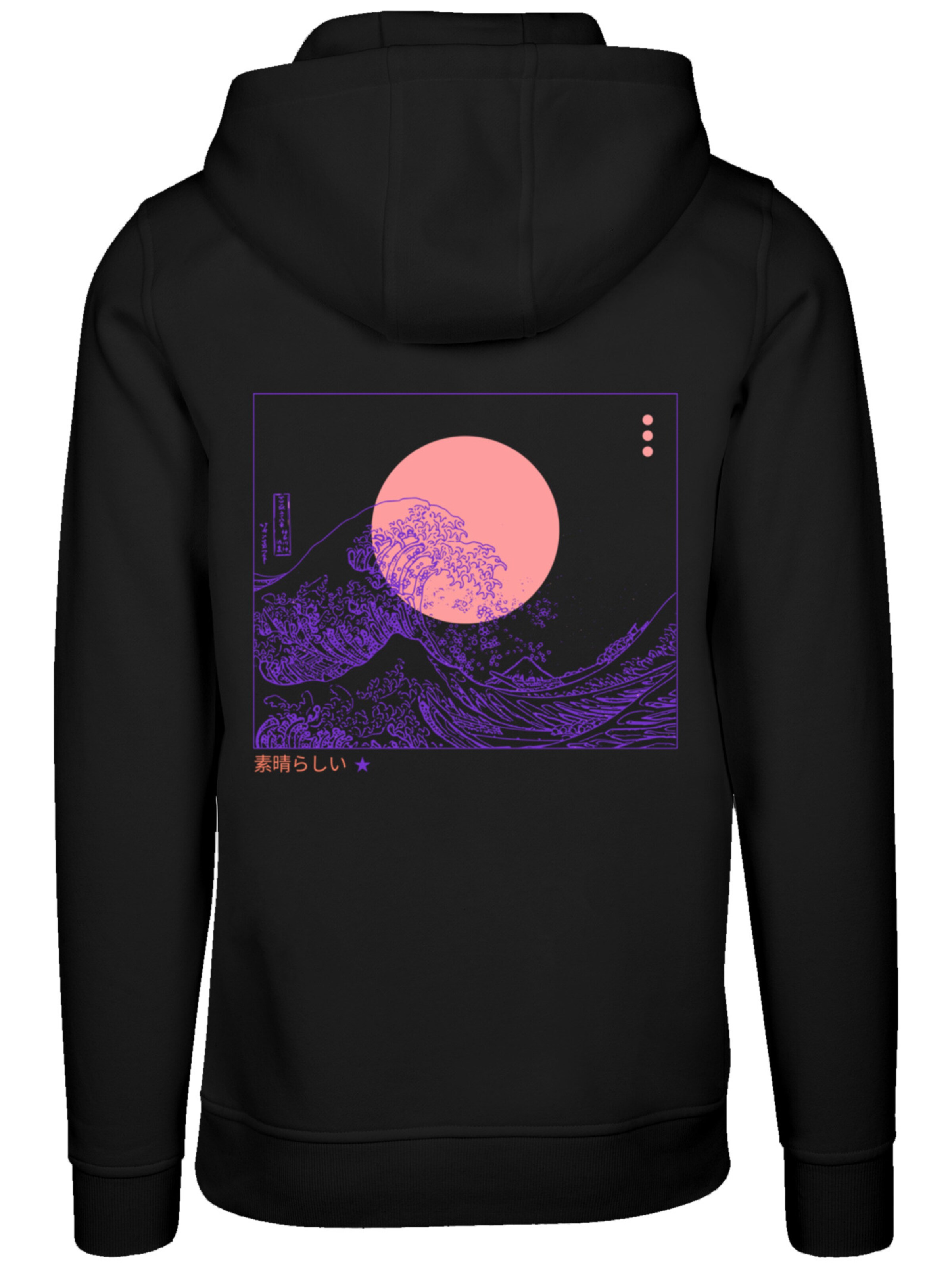 Sweat-shirt 'Kanagawa' F4NT4STIC en noir