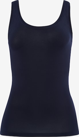 Hanro Top 'Touch Feeling' in Blauw: voorkant