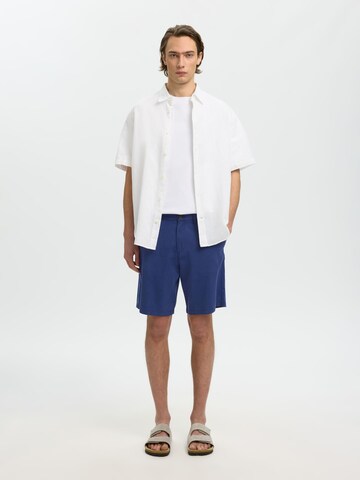 Regular Pantalon SELECTED en bleu