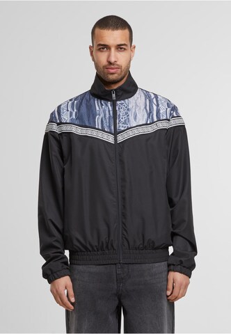 Veste mi-saison Carlo Colucci en noir : devant